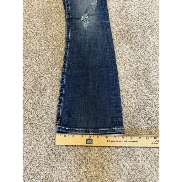 Vintage Big Star Jeans Womens 26R Blue Liv Boot Western USA Riding - Picture 13 of 13